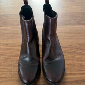 Thursday Boot Co Brown Leather Chelsea Boots Women’s Size 8 Ankle Booti